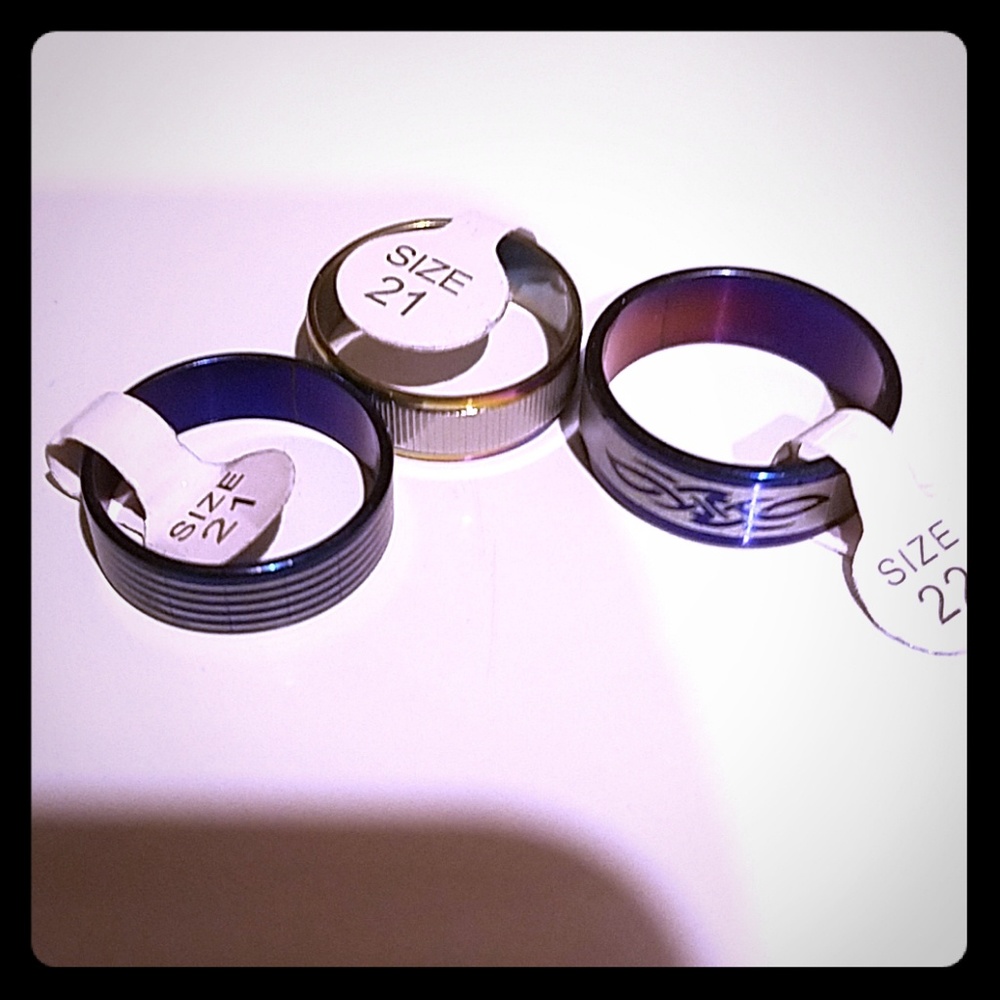 Rainbow Steel Rings
